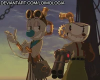 Dystopian cuphead au
