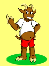 Grif The belly goat