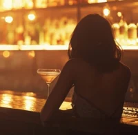 Girl at the bar