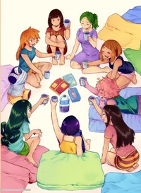 Mha girl sleepover