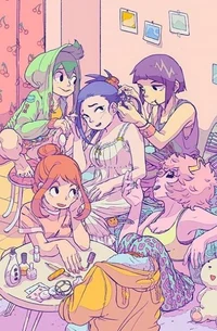 MHA-Girls Sleepover