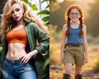 Debbie et Eliza vore