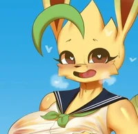 Leafeon schoolgirl 