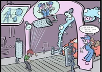 Human carwashmachine