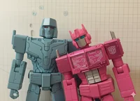 Pink OP n Blue Megs