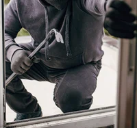 Intimidating Burglar