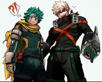 Izuku and katsuki 
