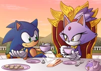 Blaze and Sonic