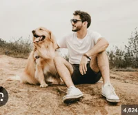 dog walk to the cafe