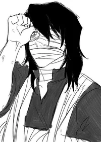Aizawa in the hospit