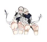 Corrin and Kana Feet