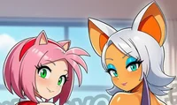 Amy Rose y Rouge