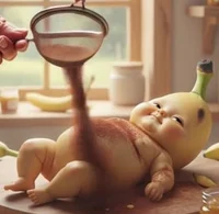Adorable Banana Baby
