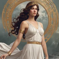 Crowned goddess 