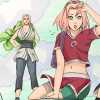 Sakura and Tsunade
