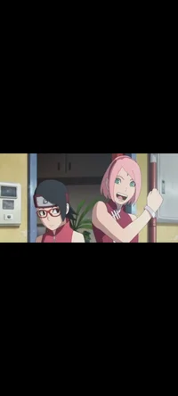Sakura and Sarada 