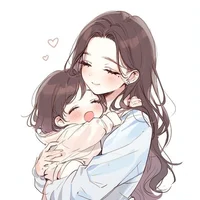 Loving mother
