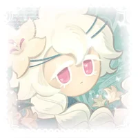 -white lily cookie-