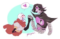 Mettaton and Papyrus