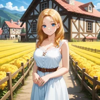 Girl with magic ring