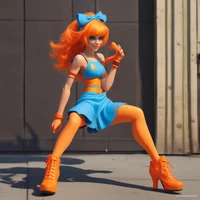 Orange Smurfette
