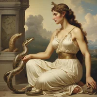 Snake owner goddess 