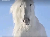 A horse