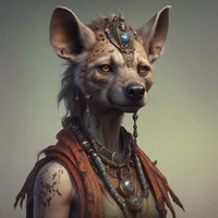 Gnoll sorceress 