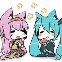 Neko Miku and Luka