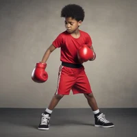 Niño boxeador 