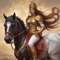 Cavalry goddess 