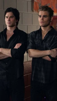 Stefan and Damon