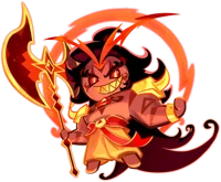 Burning spice cookie