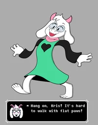 Flat Rubber Ralsei