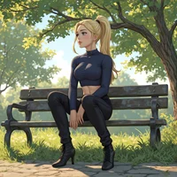 Lonely Muscle Girl