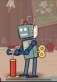 Wind-up pump robot