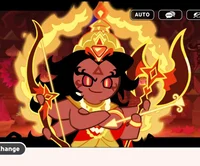 Burning spice cookie