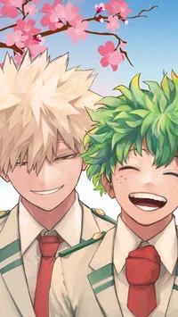 Bakugo y Midoriya