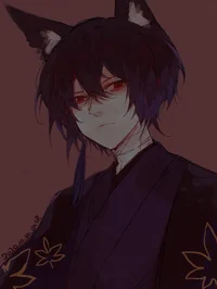 Dazai osamu-Wolf AU