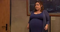 Hyper pregnant Pam 