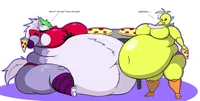 Roxy and Toy Chica