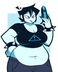 Chubby Blue Girl
