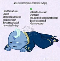Baby shadow milk