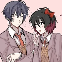 Rin and Gia_DDLC AU