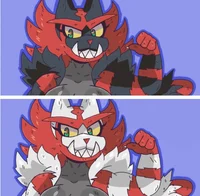 Fem Incineroar Twins