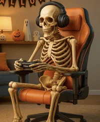 Skeleton Gamer