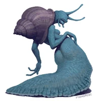Blue Snail girl
