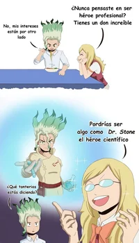 Mha x Dr Stone
