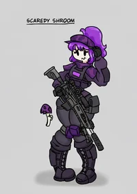 Fem Scaredy shroom 