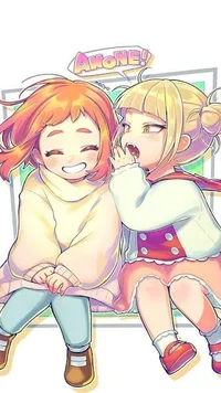 Uraraka y toga niñas